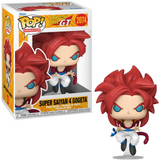 Super Saiyan 4 Gogeta #2074 Dragon Ball GT Funko Pop figure in and out of box
