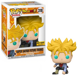 Super Saiyan Future Trunks 318 Dragon Ball Super Funko Pop Hot Topic Exclusive in box and out of box battle stance variant