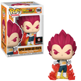 Super Saiyan God Vegeta #1868 Dragon Ball Broly Funko Pop! Chalice Exclusive shown in and out of box