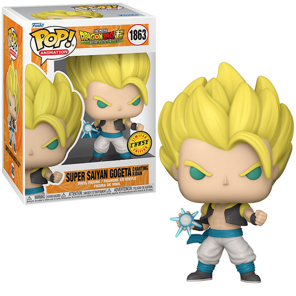 Super Saiyan Gogeta Charting Kidan #1863 - Dragon Ball Super Broly Funko Pop! Animation [Chase]