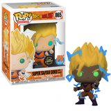 Super Saiyan Goku with Energy #865 Dragon Ball Z Funko Pop! GitD Chase PX Exclusive figure in box and out of box