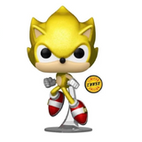 Super Sonic Funko Pop #923 AAA Anime Exclusive Chase shown out of the box with full character details