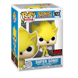 Super Sonic Funko Pop #923 AAA Anime Exclusive displayed inside the original Funko Pop box
