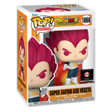 Super Saiyan God Vegeta #1868 Dragon Ball Broly Funko Pop! Chalice Exclusive shown in original window display box