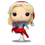 Supergirl #526 DC Funko Pop Heroes figure shown out of box, holiday edition