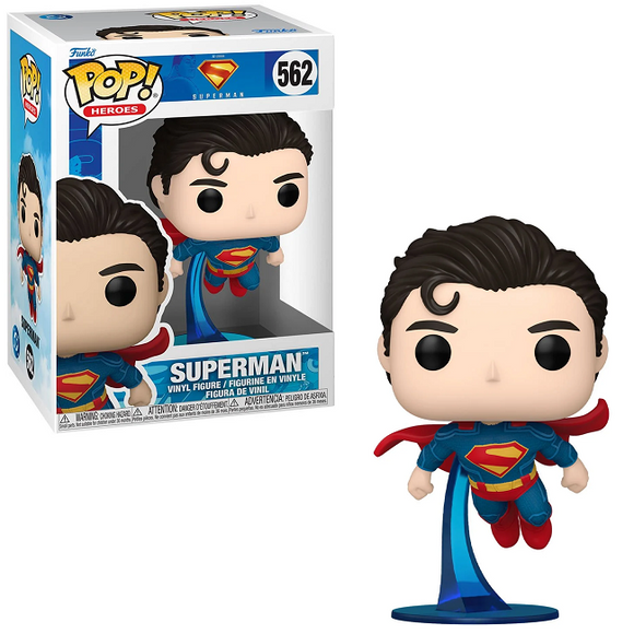 Superman #562 Superman 2025 Movie Funko Pop! — in box and out of box