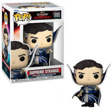 Supreme Strange #1005 Doctor Strange Multiverse of Madness Funko Pop figure casting spell in box and out of box