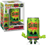 Surge Can #235 Funko Pop Ad Icons 90’s Capsule Series shown in and out of the box.