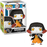 Susamaru #1409 Demon Slayer Funko Pop Animation vinyl figure in box and out of box holding temari demon weapons