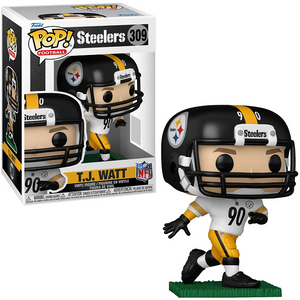 T.J. Watt #309 NFL Steelers Funko Pop in box and out of box