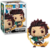 Tanjiro Kamado #1748 Demon Slayer Funko Pop Animation figure shown in and out of box