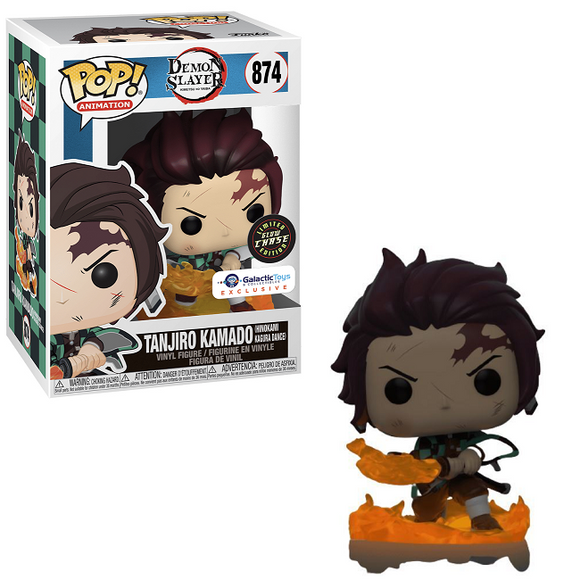 Tanjiro Kamado #874 GITD Chase Funko Pop Demon Slayer
