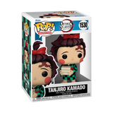 Tanjiro Kimono #1530 Funko Pop! Animation Demon Slayer — figure in retail window display box.
