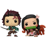 Tanjiro and Nezuko Demon Slayer Funko Pop 2 Pack Target Exclusive out of box