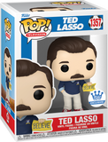 Ted Lasso with Sign #1357 Funko Pop! in display box – Funko Exclusive
