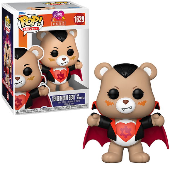 Tenderheart Bear as Dracula #1629 - Care Bears x Universal Monsters Funko Pop! Movies