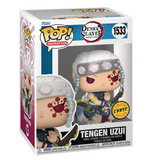 Tengen Uzui Funko Pop #1533 Chase displayed inside the original Funko Pop box