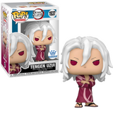 Tengen Uzui #1537 Demon Slayer Funko Pop! Animation Funko Exclusive figure shown in box and out of box.