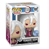 Tengen Uzui #1537 Demon Slayer Funko Pop! Animation Funko Exclusive figure inside display box.