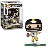 Terry Bradshaw Funko Pop #247 displayed both inside the box and out of the box