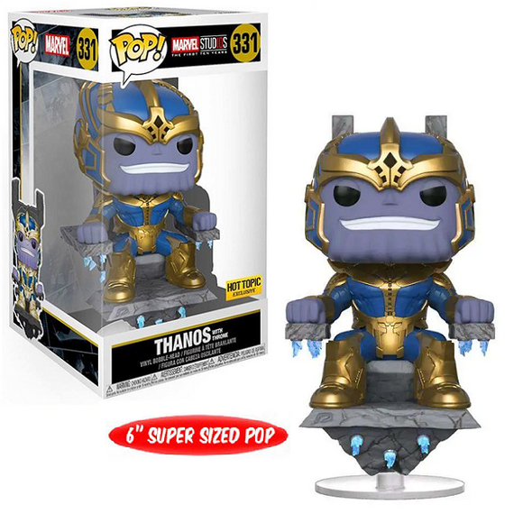 Thanos With Throne #331 - Marvel Studios Funko Pop! [6-Inch Hot Topic Exclusive]