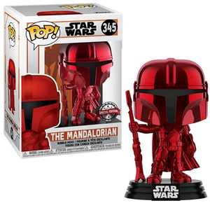 The Mandalorian #345 – Star Wars Funko Pop! [Red Chrome Special Edition]