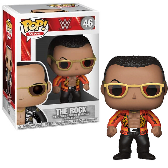 The Rock #46 - Wrestling Funko Pop! WWE [Orange Shirt]