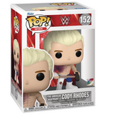 The American Nightmare Cody Rhodes #152 WWE Funko Pop displayed in box, front view
