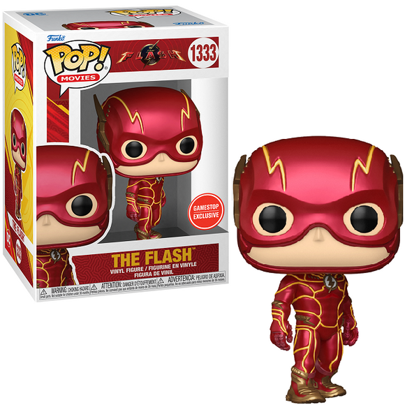 The Flash Funko Pop #1333 Metallic GameStop Exclusive