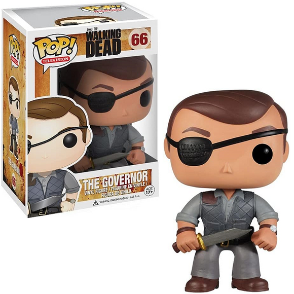 The Governor #66 The Walking Dead Funko Pop! in and out of box