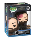 The Hound Beyond The Wall #91 Game of Thrones Funko Pop displayed in box, front view