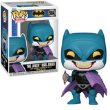 The Joker War Joker #504 Batman War Zone Funko Pop! Heroes figure shown in box and out of box.