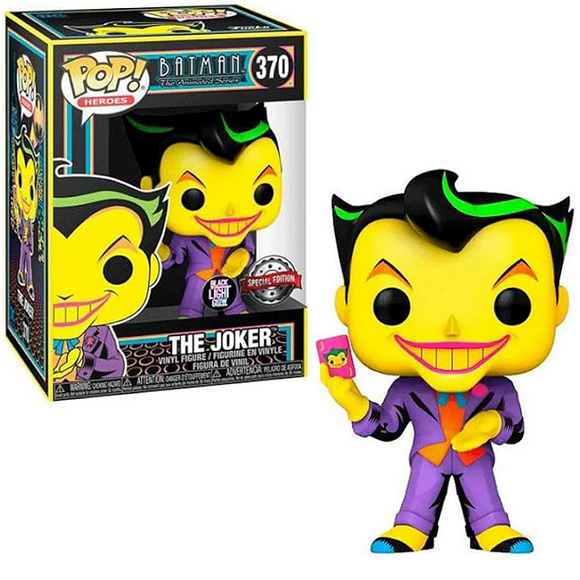 The Joker #370 - Batman The Animated Series Funko Pop! [Black Light Special Edition]