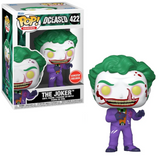 The Joker #422 DCeased Bloody GameStop Exclusive Funko Pop in box and out of box