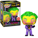 The Joker #480 Dceased Funko Pop — Blacklight GameStop Exclusive, figure in-box and out-of-box