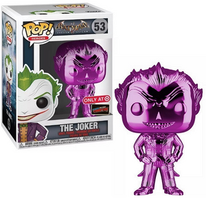The Joker #53 - Batman Arkham Asylum Funko Pop! Heroes [Purple Chrome NYCC Target Exclusive]