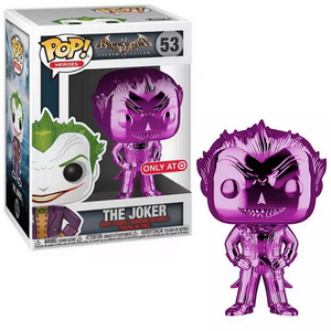 The Joker #53 - Batman Arkham Asylum Funko Pop! Heroes [Purple Chrome Target Exclusive]
