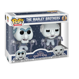 The Marley Brothers Funko Pop! 2-Pack displayed inside the box, front view