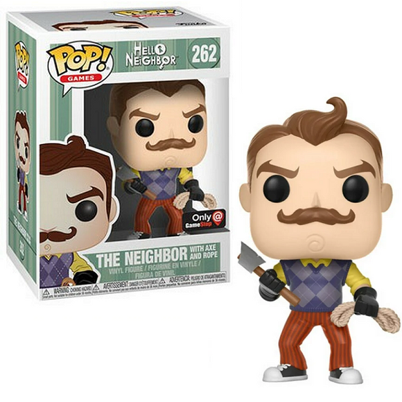 The Neighbor With Axe and Rope #262 - Hello Neighbor Funko Pop! Games [GameStop Exclusive]