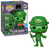 The Riddler #61 Batman Forever Funko Pop! Art Series Target Exclusive with Hard Stack displayed in and out of original box