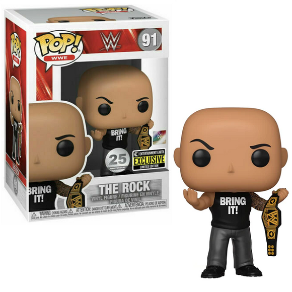 The Rock #91 – Wrestling Funko Pop! WWE [EE Exclusive]