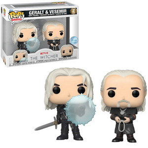 Geralt & Vesemir - The Witcher (2019) Funko Pop! TV [Special Edition]