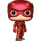 The Flash #1333 Metallic Funko Pop figure out of box