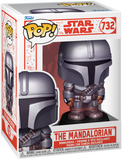 Holiday Mandalorian #732 Star Wars Funko Pop! in holiday-themed display box
