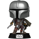 The Mandalorian #604 Star Wars Funko Pop! out of box with Darksaber and glow-in-the-dark details