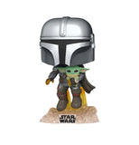 The Mandalorian with The Child #402 Star Wars Funko Pop figure out of box glam shot