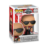 The Rock Final Boss #168 WWE Wrestlemania Fanatics Exclusive Funko Pop in box only