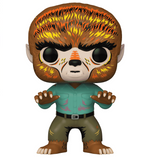 The Wolf Man #1633 Universal Monsters Funko Pop figure shown out of box, Funko Exclusive