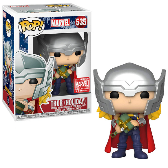 Thor #535 - Marvel Funko Pop! [Holiday] [Marvel Collector Corps Exclusive]