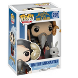 Tim the Enchanter #201 Funko Pop! displayed inside the box, front view